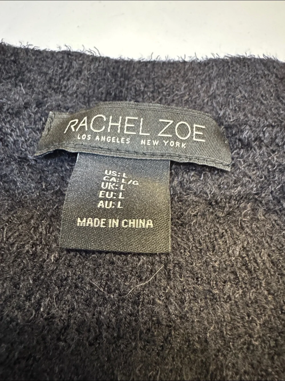 Rachel Zoe Navy Crewneck Sweater with White Star Accents